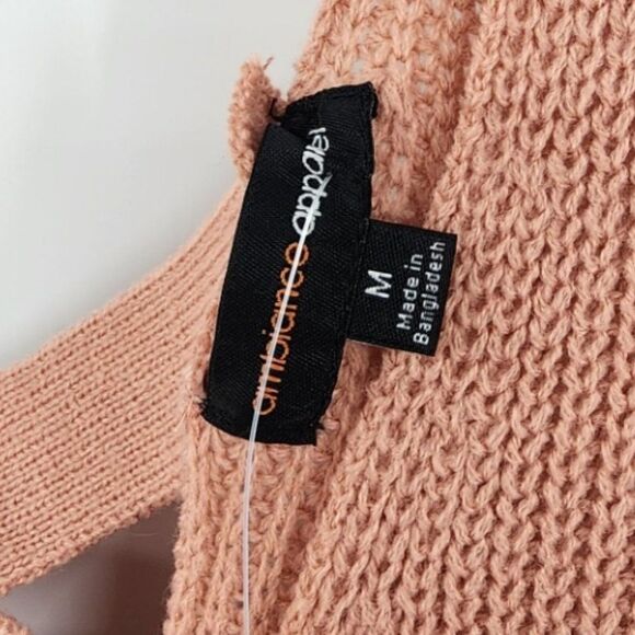 NWT AMBIANCE APPAREL Pink Sweater Womens Size Medium M - Picture 5 of 7